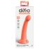 Dillio Slepenais pētnieks - galvas dildo (17cm) - oranžs
