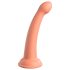 Dillio Slepenais pētnieks - galvas dildo (17cm) - oranžs