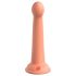 Dillio Slepenais pētnieks - galvas dildo (17cm) - oranžs