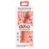 Dillio Slepenais pētnieks - galvas dildo (17cm) - oranžs