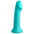 Dillio Lielais Varonis - piesūcekņa dildo (17cm) - tirkīza