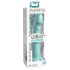 Dillio Slim 7 - piepūšamā stimulējoša dildo (20cm) - tirkīza