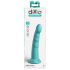 Dillio Slim 7 - piepūšamā stimulējoša dildo (20cm) - tirkīza