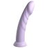 Dillio Super Eight - piesūcekņa silikona dildo (21 cm) - violets