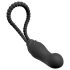 Melnais samts perfektais stimuls - uzliekams dildo (melns)