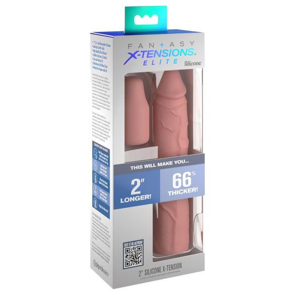 X-TENSION Elite 2 - pielāgojams dzimumlocekļa pārklājums (dabīgs)