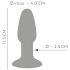 You2Toys - silikona anālais spraudnis (daudzkrāsains)