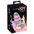 You2Toys - silikona anālais spraudnis (daudzkrāsains)
