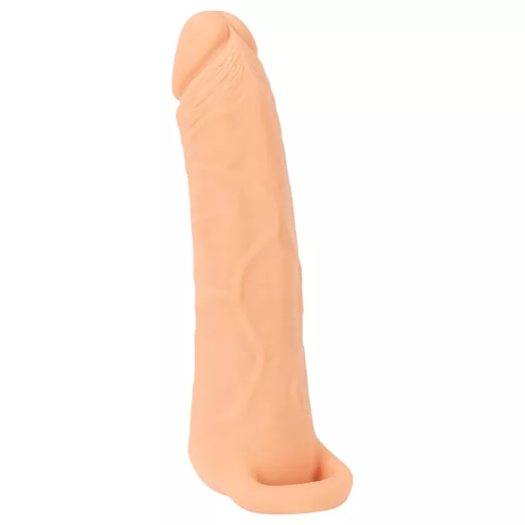 Nature Skin - 2in1 mākslīgā maksts un dzimumlocekļa uzmava 23 cm naturāls