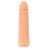 Dabīgais 2in1 vagīnas un dzimumlocekļa uzmavas - 23 cm (dabisks)
