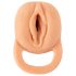 Dabīgais 2in1 vagīnas un dzimumlocekļa uzmavas - 23 cm (dabisks)