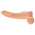 Nature Skin - 2in1 mākslīgā maksts un dzimumlocekļa uzmava 23 cm naturāls
