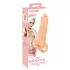 Nature Skin - 2in1 mākslīgā maksts un dzimumlocekļa uzmava 23 cm naturāls
