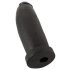 Realistixxx Īstais Milzis - giga dildo - 30 cm (melns)