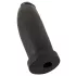 Realistixxx gigantisks dildo 30 cm melns