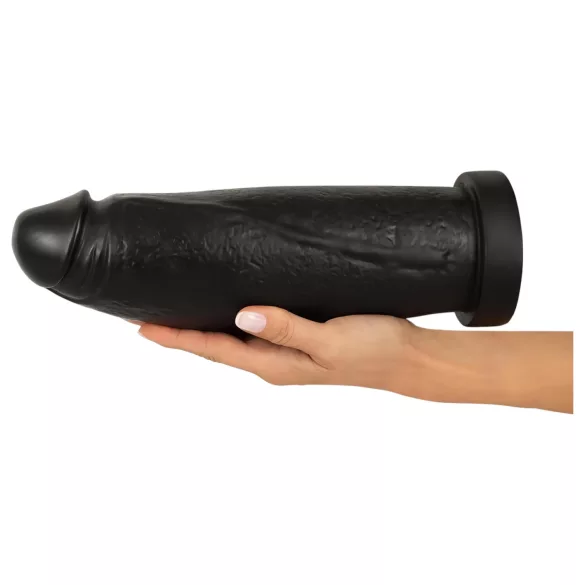 Realistixxx gigantisks dildo 30 cm melns