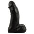Realistixxx dildo ar sēkliniekiem 22 cm melns
