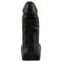 Realistixxx dildo ar sēkliniekiem 22 cm melns