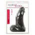 Realistixxx dildo ar sēkliniekiem 22 cm melns