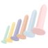 Seši vienā - dildo treniņu komplekts - 6 gab. (krāsains)