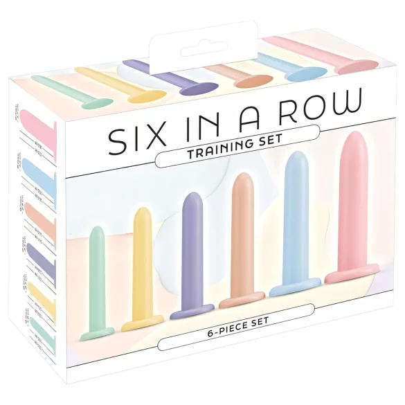 Six in a Row - dīldžu komplekts iesācējiem 6 gab krāsaini