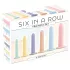 Six in a Row - dīldžu komplekts iesācējiem 6 gab krāsaini
