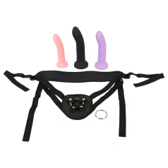 You2Toys - strap-on dildo komplekts melns