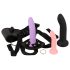 You2Toys - piestiprināms dildo komplekts (melns)