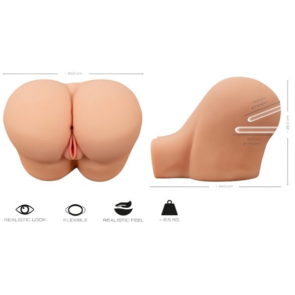 Realistixxx Style V - vīriešu masturbators, realistisks torss