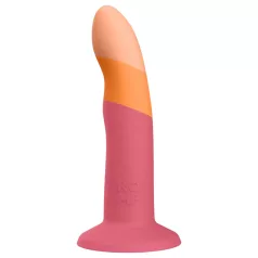ROMP Dizi - silikona dildo elastīgs rozā-oranžs