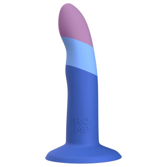 ROMP Piccolo - silikona dildo elastīgs zils-violets