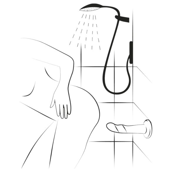 ROMP Piccolo - silikona dildo elastīgs zils-violets