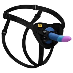 ROMP Piccolo - strap-on komplekts iesācējiem melns-zils