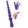 You2Toys - anālais dildo ar lodītēm, elastīgs, violets