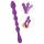 You2Toys - Elastīgs anālais dildo ar bumbām - (violets)