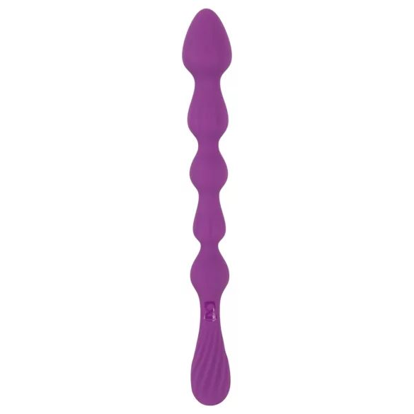 You2Toys - Lodveida, elastīgs anālais dildo - (violets)