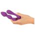 You2Toys - Elastīgs anālais dildo ar bumbām - (violets)