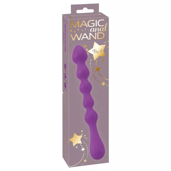 You2Toys - Lodveida, elastīgs anālais dildo - (violets)