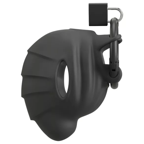 Black Velvets - dzimumlocekļa un sēklinieku būris melns