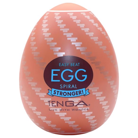 TENGA Egg Spiral Stronger - masturbators olas forma