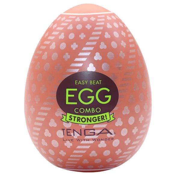TENGA Egg Combo Stronger - masturbators olu formas 1 gab