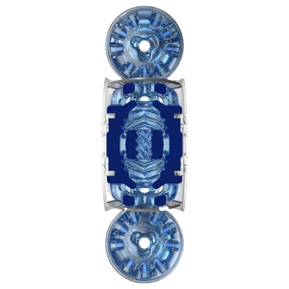 Fleshlight Quickshot Turbo - ceļojumu masturbators zilā krāsā
