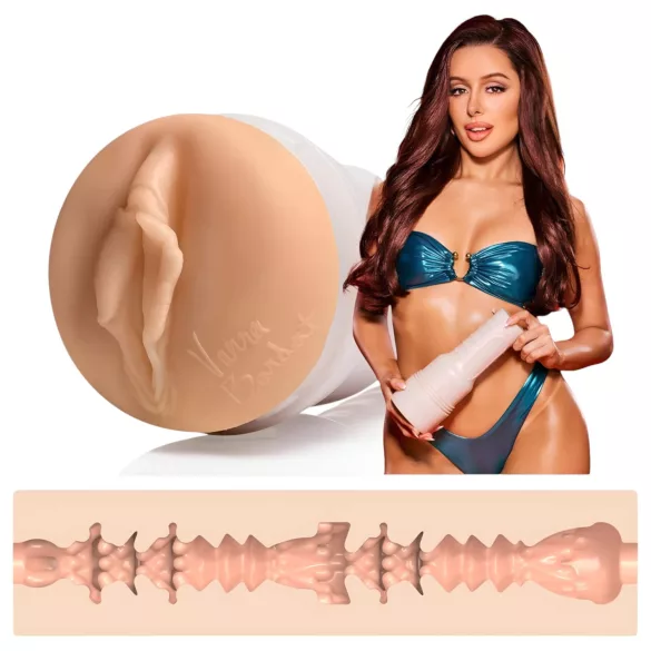 Fleshlight masturbators vanna bardot realistiska vagina dabiska krāsa