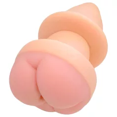   Nature Skin - anālais plugs un dzimumlocekļa uzmava dabiska krāsa