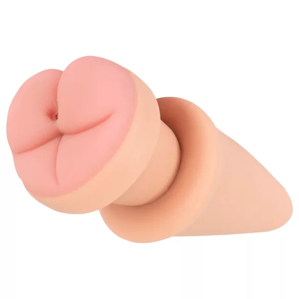 Nature Skin - anālais plugs un dzimumlocekļa uzmava dabiska krāsa