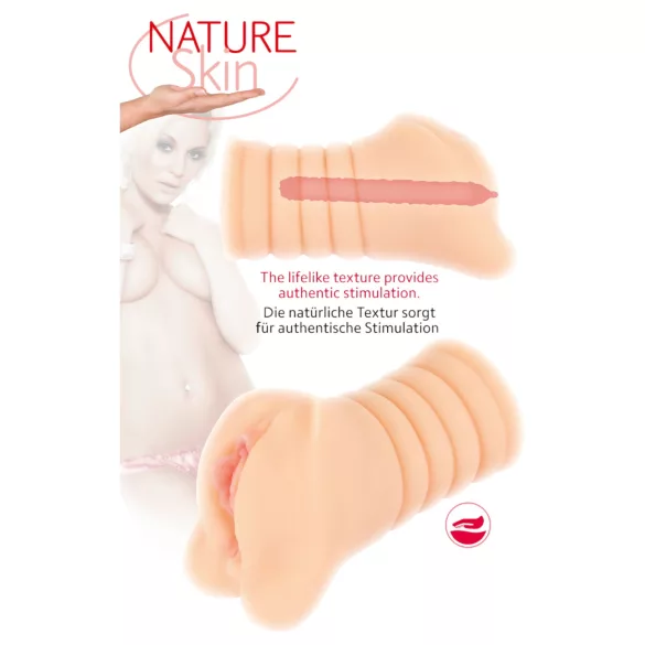 Nature Skin - masturbators reālistiska maksts masturbators miesas krāsā