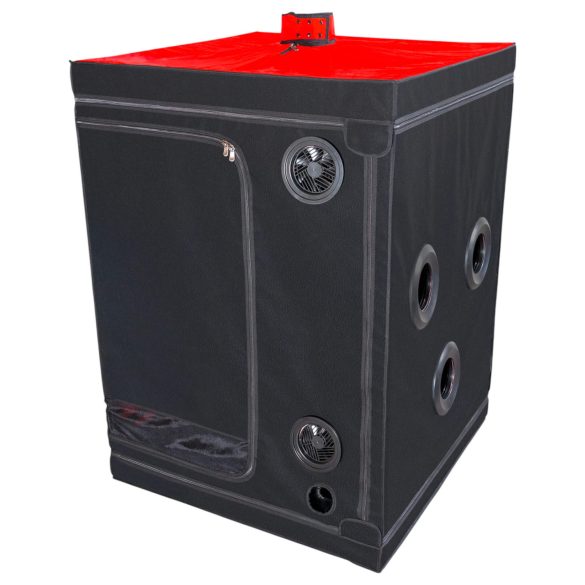 Secretdome - BDSM kabīne ar atverēm (melna)