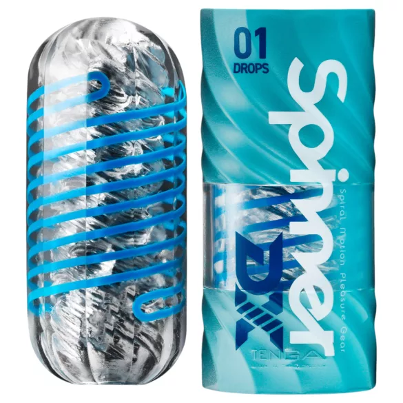 TENGA Spinner DX - masturbators (caurspīdīgs)