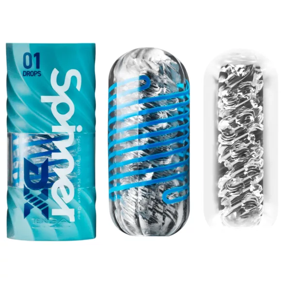 TENGA Spinner DX - masturbators (caurspīdīgs)