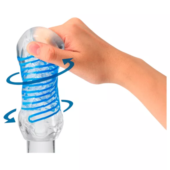TENGA Spinner DX - masturbators (caurspīdīgs)